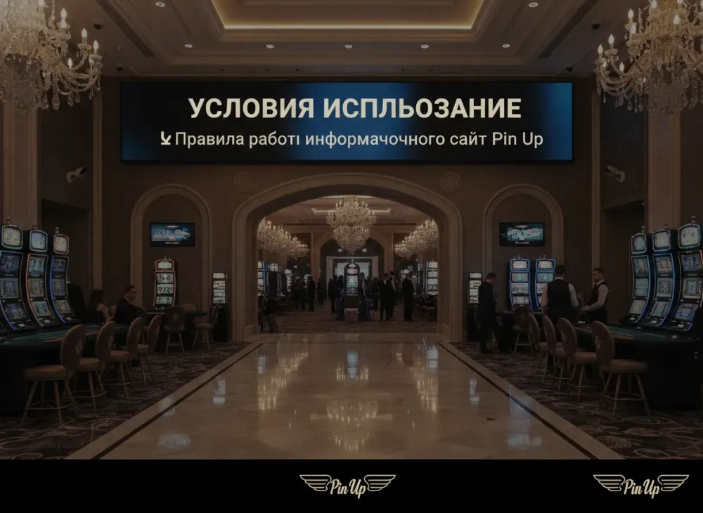 Условия использования ᐉ Правила работы информационного сайта Pin Up